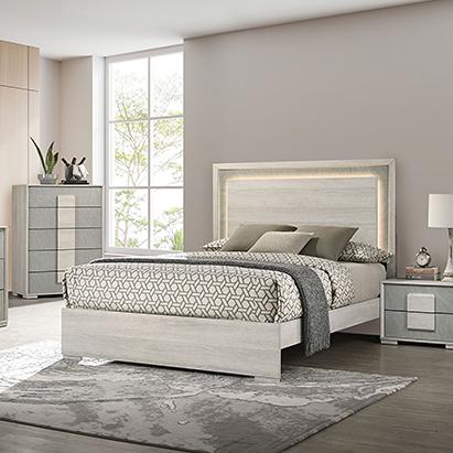 Furniture of America Beds Queen FM7201WH-Q-BED IMAGE 1