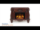 Acme Furniture Versailles Electric Fireplace AC01315 EXTERNAL_VIDEO 1