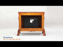 Acme Furniture Dresden Electric Fireplace AC01309 EXTERNAL_VIDEO 1