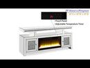 Acme Furniture Noralie Freestanding Electric Fireplace LV00523 EXTERNAL_VIDEO 1