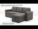 Acme Furniture Jacop Fabric Sectional LV00969 EXTERNAL_VIDEO 1
