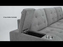Acme Furniture Kabira Fabric Sectional LV00970 EXTERNAL_VIDEO 1